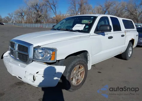 2006 Dodge Dakota Slt z USA, uszkodzony, nr VIN 1D7HW48N76S645837